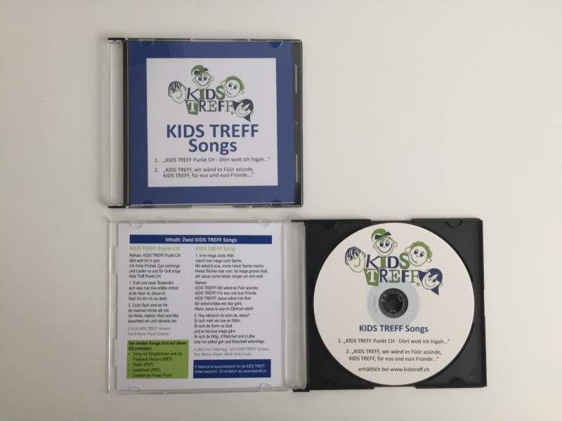 CD mit zwei Kids Treff Songs